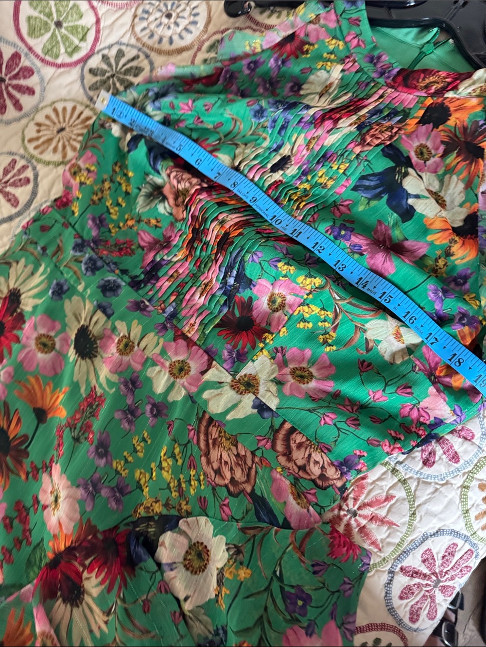 Betsy & Adam Green Floral Halter Maxi Dress - Picture 11 of 11